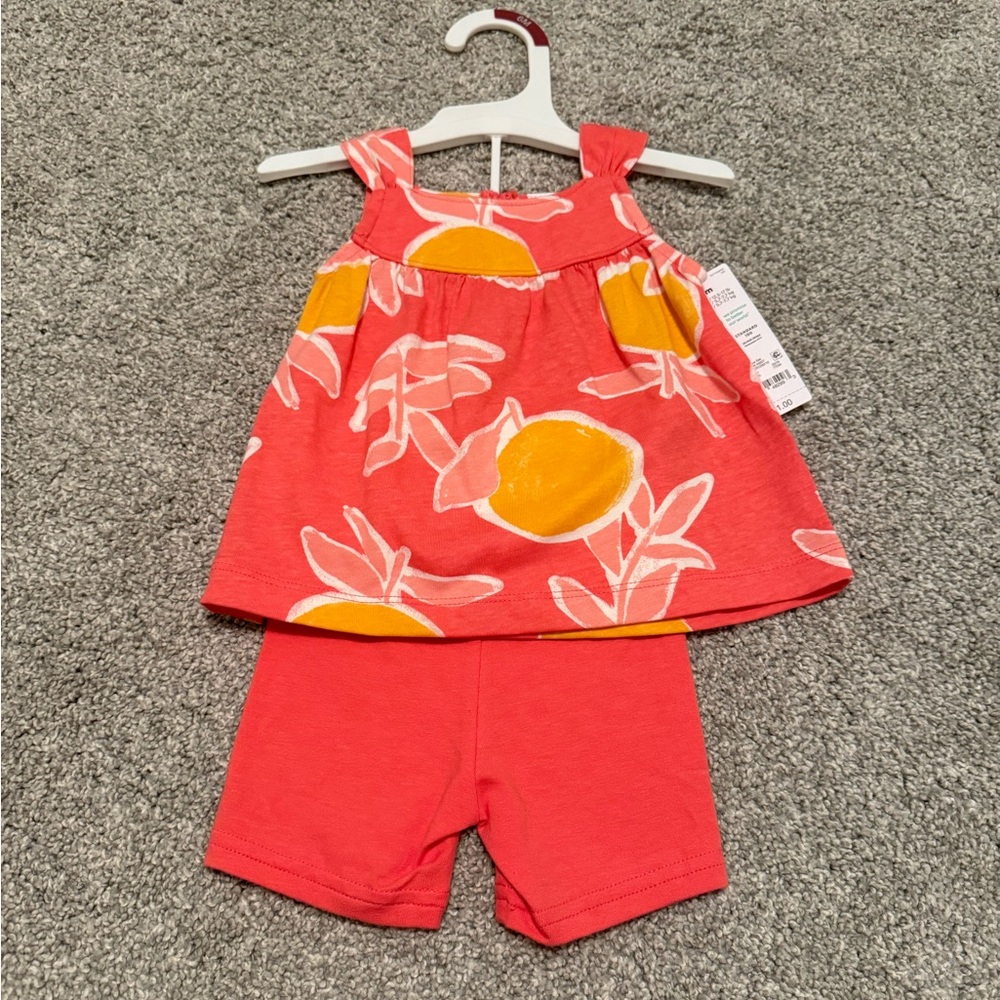 Carter's Pink and Orange Kids Matching Set
